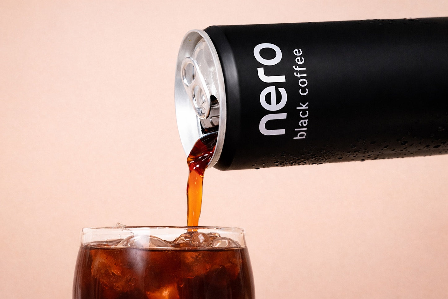 Nero Black Coffee – Ready-to-Drink Unsweetened Iced Coffee, 100mg Caffeine, 8 fl oz Can - 24 Pack