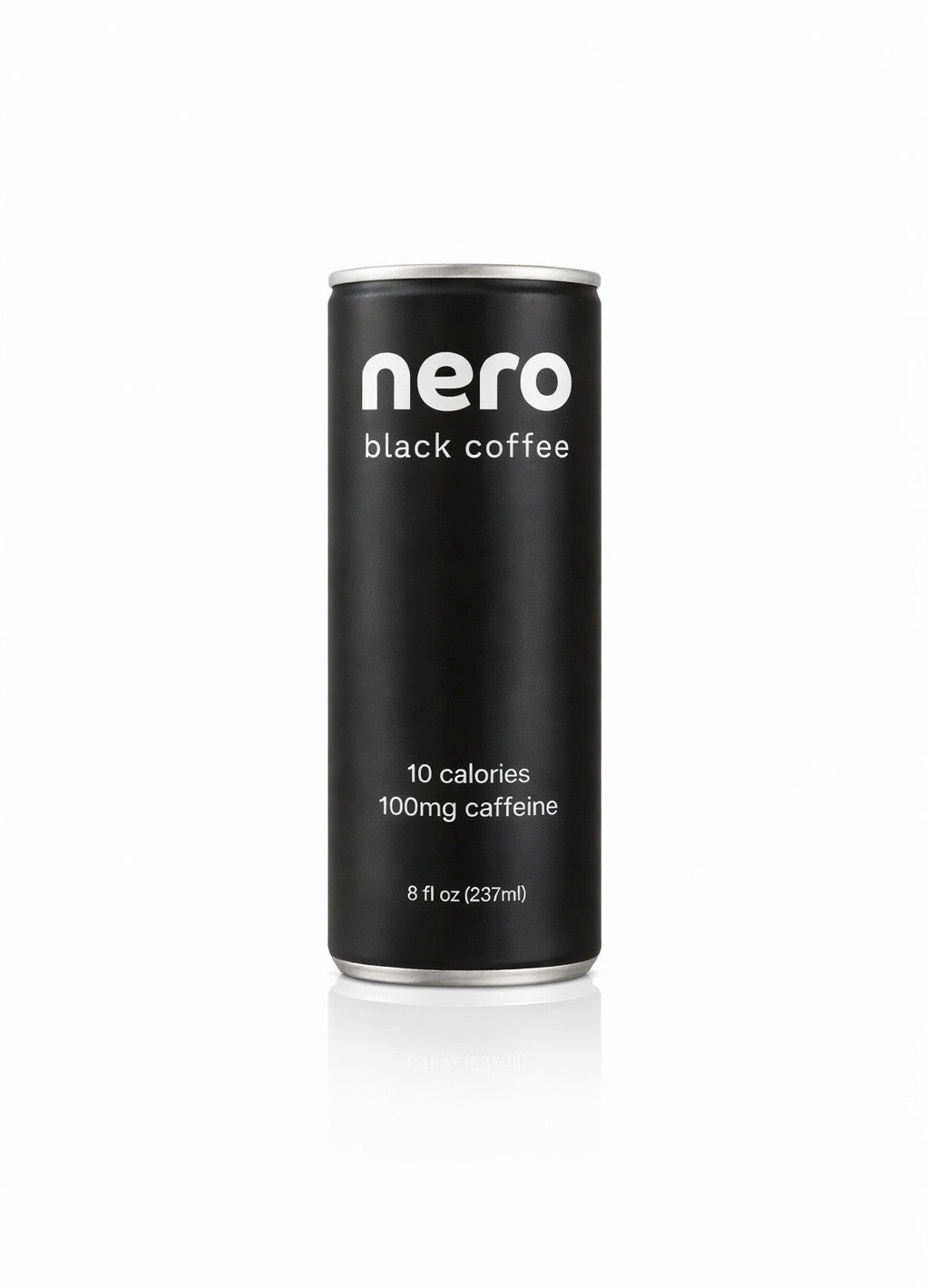 Nero Black Coffee – Ready-to-Drink Premium Unsweetened Iced Coffee, 100mg Caffeine, 8 fl oz Black Coffee Can